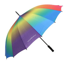 Paraguas rectángulo abierto manual del gradiente (BD-55)
